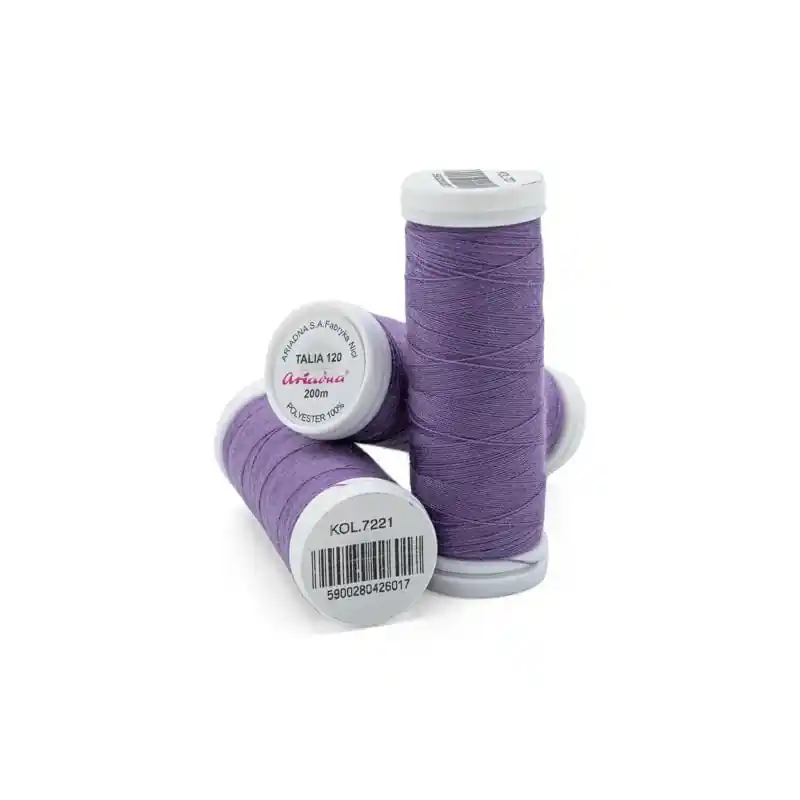 Abverkauf Faden Ariadna TALIA 120 Farbe 7221 lila 200m