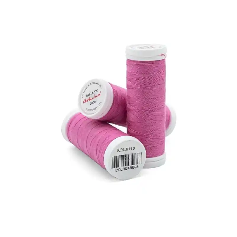 Ab Werk Faden Ariadna TALIA 120 Farbe 0118 rosa 200m