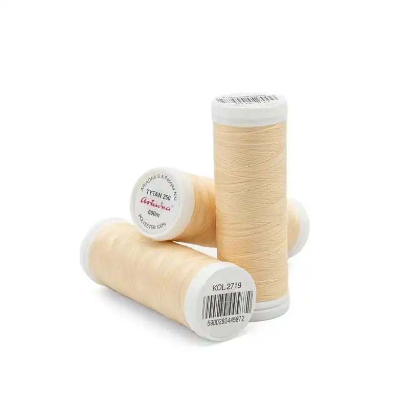 Beliebt Ledergarn Ariadna TITAN 250 Farbe 2719 ecru 600m