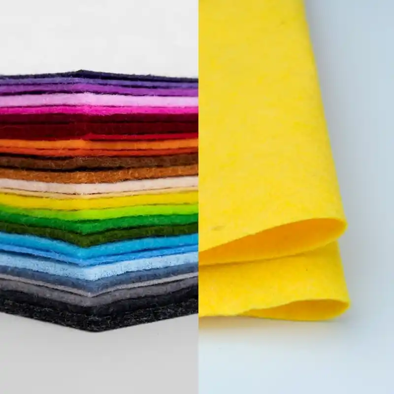 Beliebt Dekofilz 1mm gelb