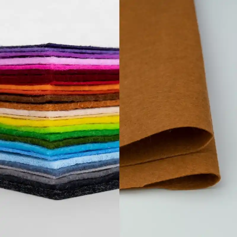 Dekofilz 1mm hellbraun Hochwertig