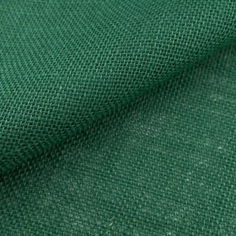 Dekostoff Jute dunkelgrün Super-Preis