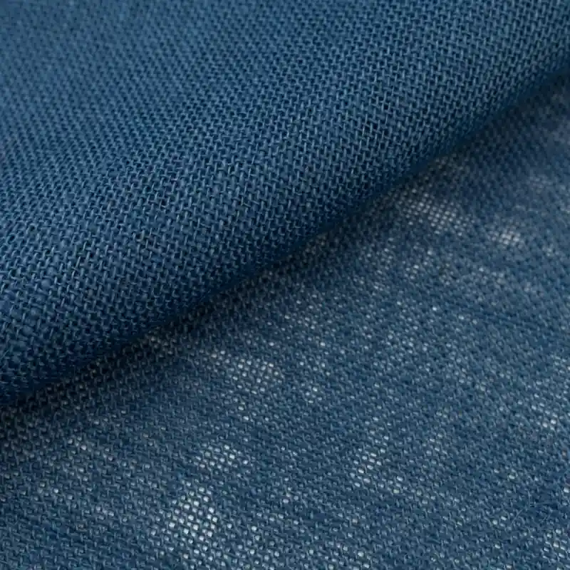 Neu Im Sortiment Dekostoff Jute dunkelblau