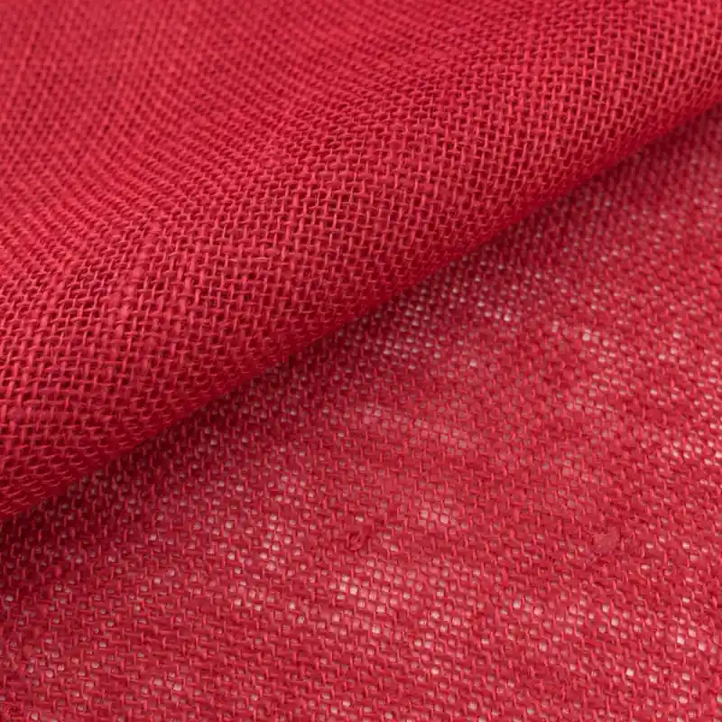 Dekostoff Jute rot Markenprodukt