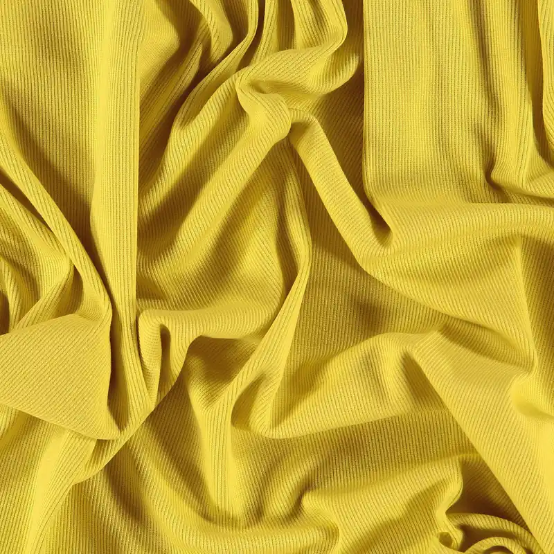 2x2 Rippstoff mit Baumwolle, zitronengelb Sonderaktion