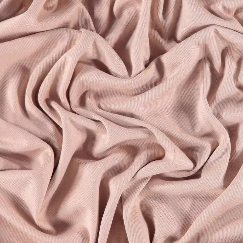 2x2 Rippstoff mit Baumwolle, pastellpuder Expressversand