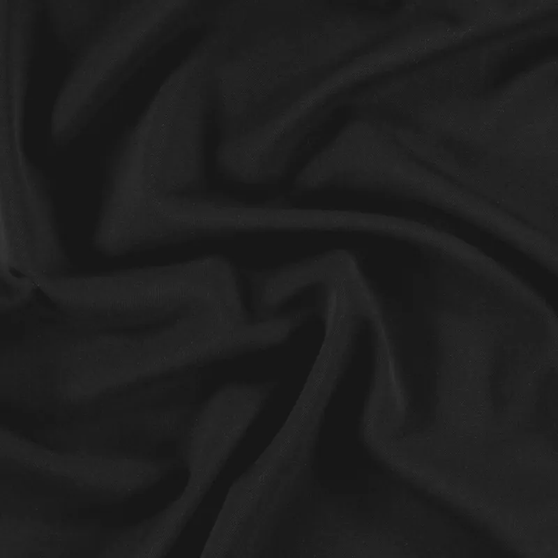 2-Wege-Stretch twill Gebürstet Schwarz Super-Preis