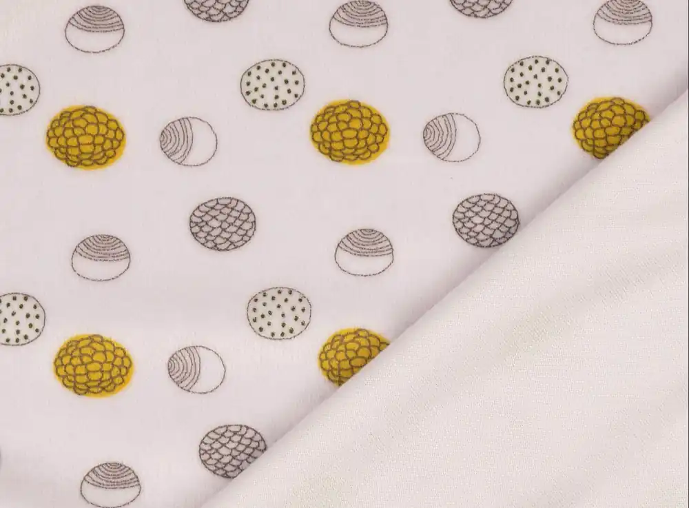 ✂ Little Darling ✂ Nicky WEIß mit Kugeln GRAU SENF Kracherpreis