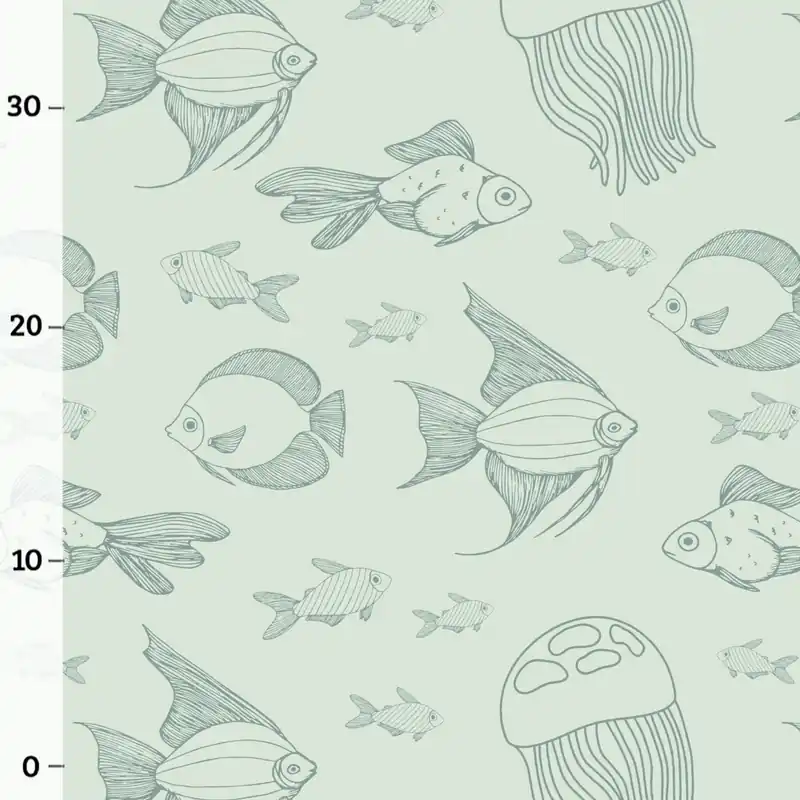 "Ozeanfreunde" Kombistoff Schultüte Rabatt