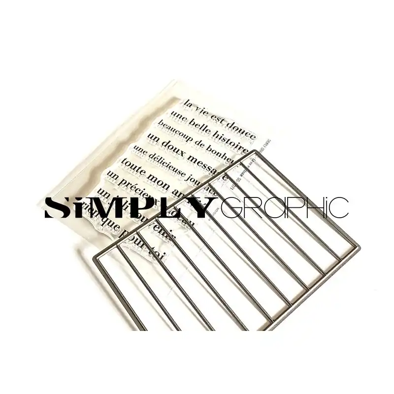 Clear Stamp la vie est douce Kostenloser Versand