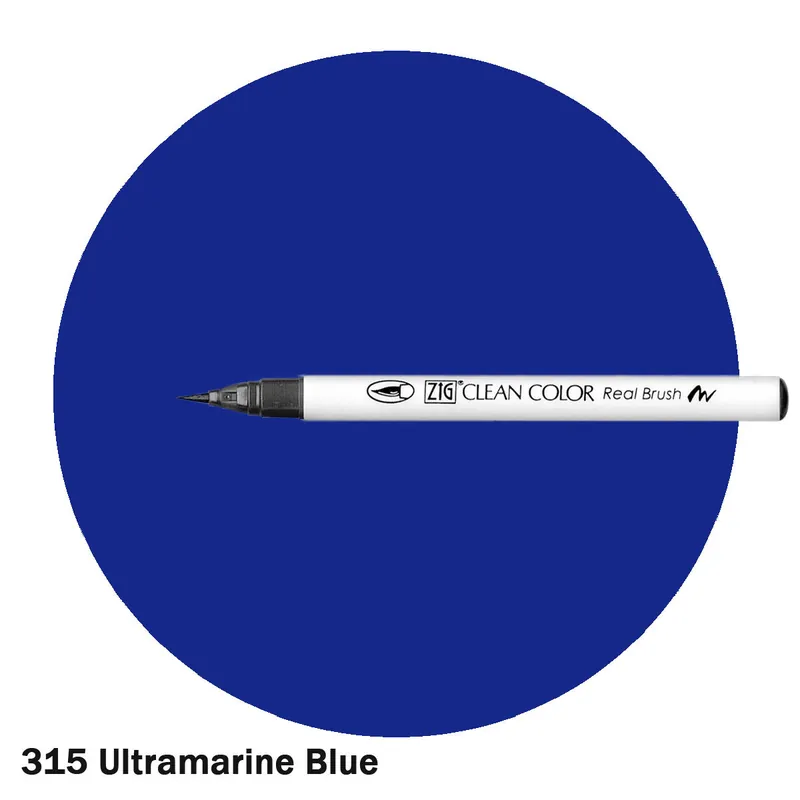 ZIG Clean Color Real Brush Marker Ultramarine Blue Jetzt Zugreifen