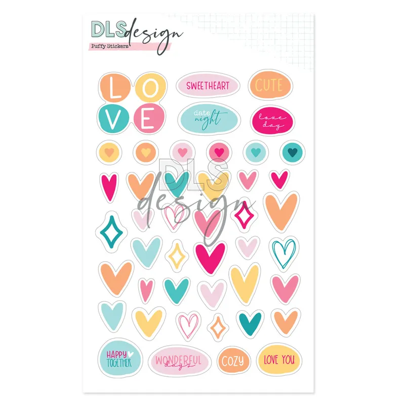 Begrenztes Angebot Puffy Stickers Kindness